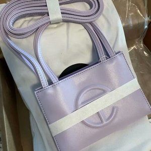 Telfar Small Light Purple Shopping Bag